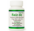 Raiz De™ Tejocote Inspired Line - Authentic Hawthorn Powder Root Capsules with Ginger, Aloe Vera & Probiotics – 60 Count