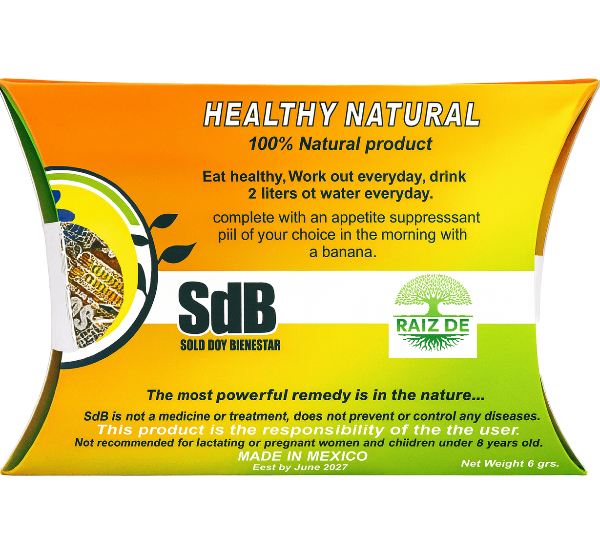 SdB, Semilla de Brasil, Brazil Nuts, EXTRA LARGE Yellow Box - 90 days